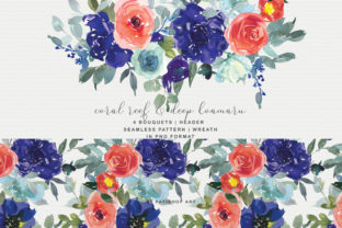 Coral Reef and Deep Koamaru Floral Bouquet