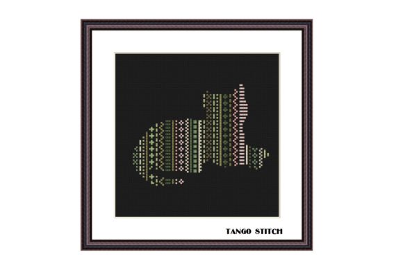Cute Ornament Cat Easy Cross Stitch: A Charming Entry Point for Crafters of All Ages