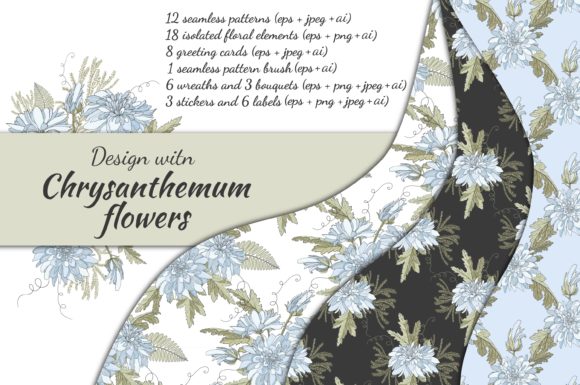 Design with Chrysanthemum Flowers: Meaningful Patterns for Real-Life Moments