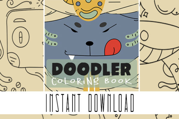 Doodler Cute Coloring Book Pages Designs: A Versatile Creative Resource for Diverse Users