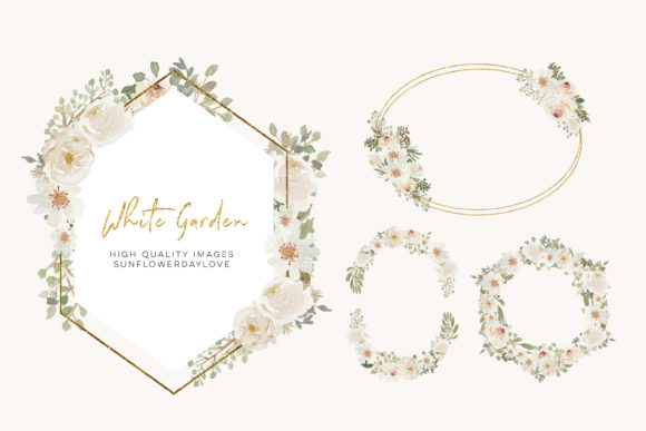 Ivory Flowers Arrangement Clipart: Elegant, Versatile, and Ready to Elevate Your Designs