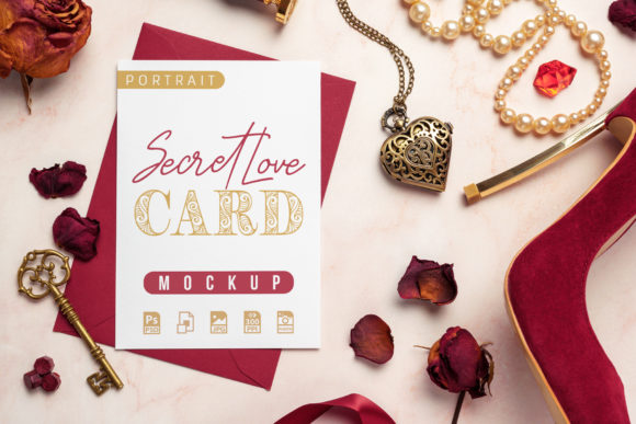 Secret Love Card Mockup: A Practical Tool for Designers and Small Businesses